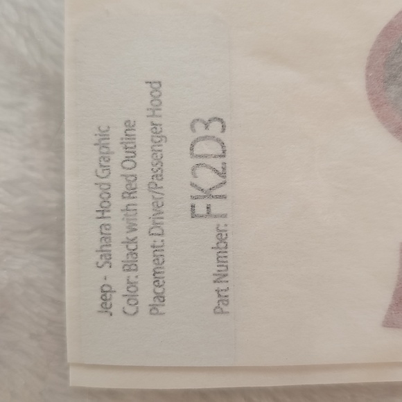 Jeep Sahara hood decals. - Picture 4 of 6